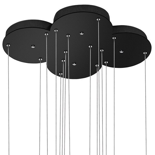 Подвес UNITARIO [46W LED 5060LM ЧЕРНЫЙ МАТОВЫЙ 4000K (в комплекте)]