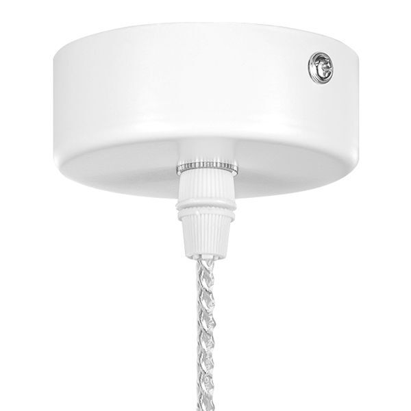 Люстра CONE [1х40W GU10 БЕЛЫЙ МАТОВ/ПРОЗРАЧНО-МАТОВЫЙ (в комплекте)]