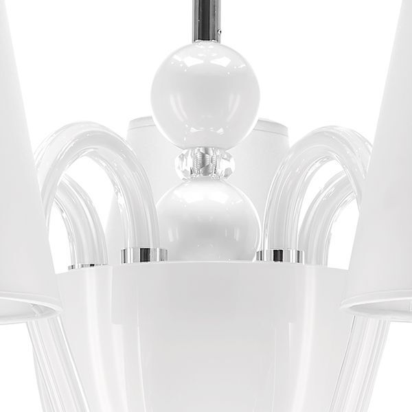 Люстра OTTO [5х25W E14+1х40W G9 БЕЛЫЙ (в комплекте)]
