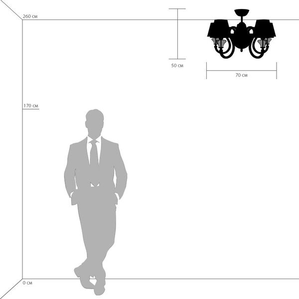 Люстра OTTO [5х25W E14+1х40W G9 БЕЛЫЙ (в комплекте)]