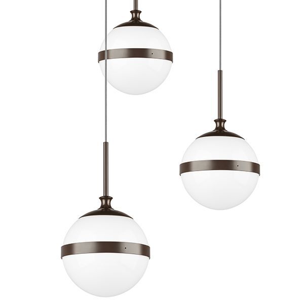 Люстра GLOBO [3х40W E14 black/white (в комплекте)]