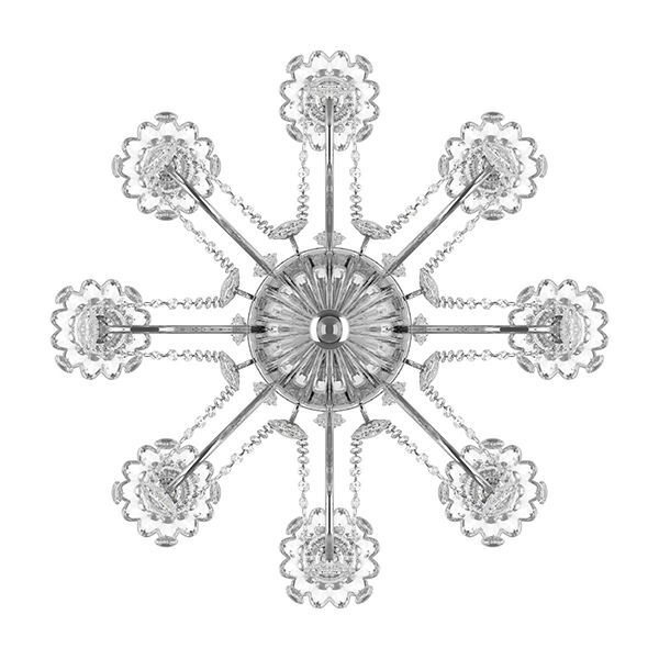 Люстра SCHON [11х60W E14 Silver (в комплекте)]