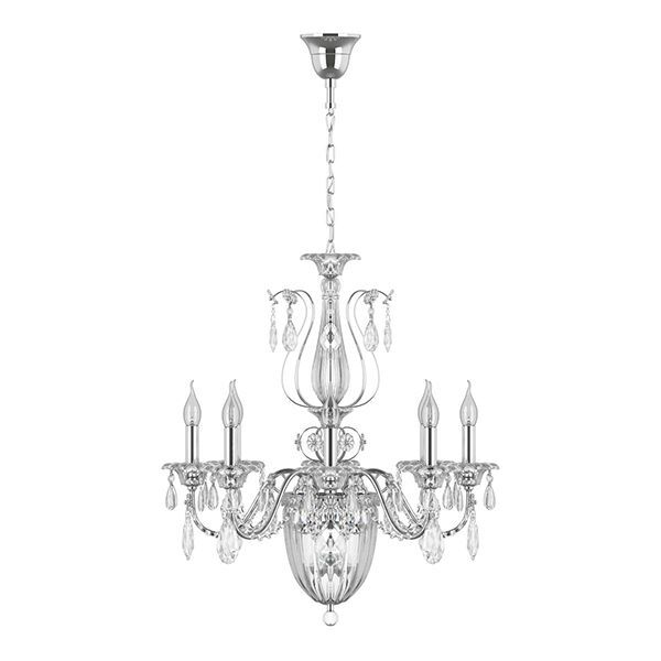 Люстра SCHON [11х60W E14 Silver (в комплекте)]