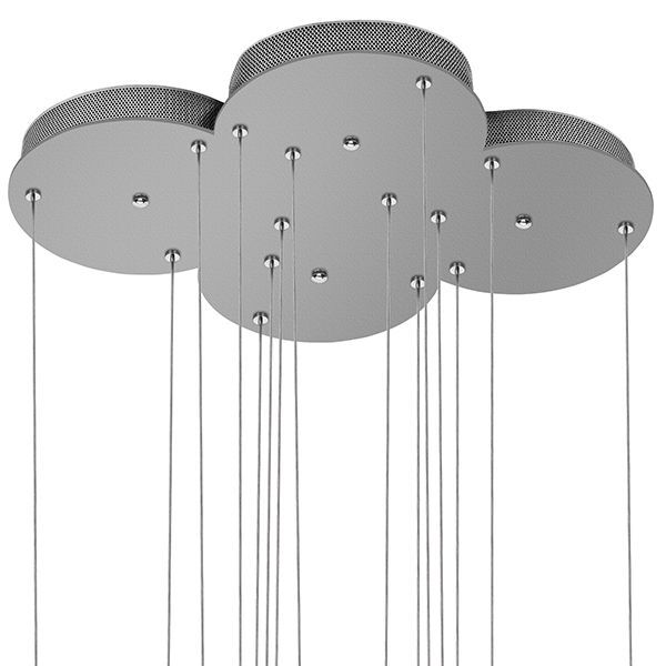 Подвес UNITARIO [46W LED 5060LM СЕРЕБРО МАТОВЫЙ 4000K (в комплекте)]