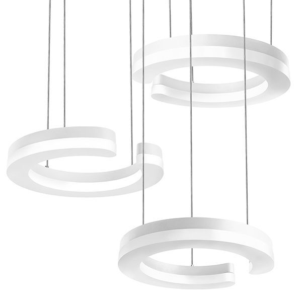 Подвес UNITARIO [34.5W LED 3795LM БЕЛЫЙ МАТОВЫЙ 3000K (в комплекте)]