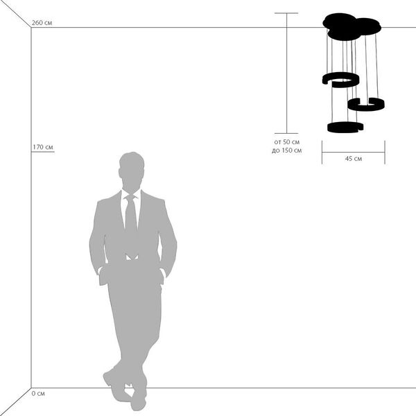 Подвес UNITARIO [34.5W LED 3795LM БЕЛЫЙ МАТОВЫЙ 3000K (в комплекте)]