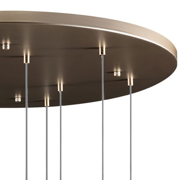 Люстра GLOBO [9х40W  E14 champagne gold/white (в комплекте)]