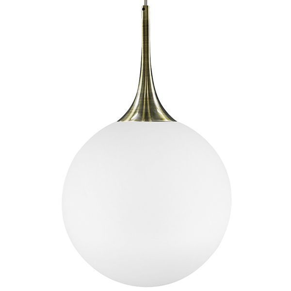 Подвес GLOBO [1х40W E14 electroplating bronze/white (в комплекте)]