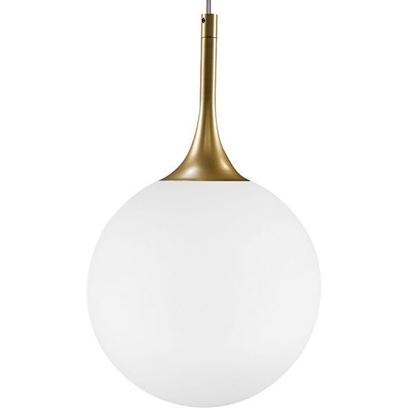 Подвес GLOBO [1х40W E14 gold/white (в комплекте)]