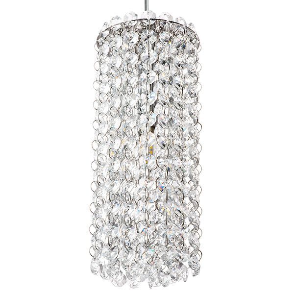 Подвес CRISTALLO [1х40W G9 ХРОМ (в комплекте)]