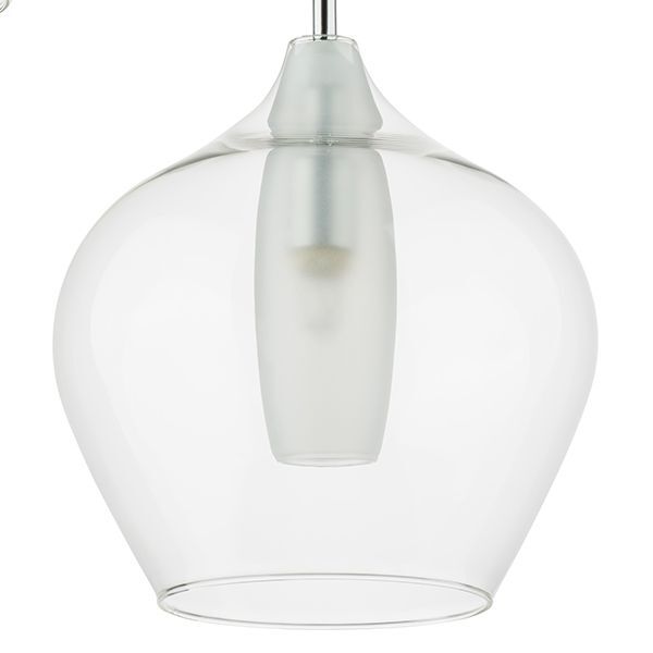 Подвес PENTOLA [3х25W G9 ХРОМ/ПРОЗРАЧНЫЙ (в комплекте)]