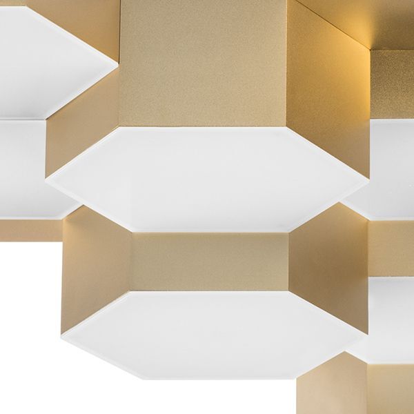 Люстра потол FAVO [LED-60W 2880LM Satin Gold 4000K (в комплекте)]