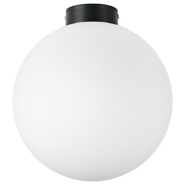 812037 (MX8131-1B-L ) Люстра GLOBO 1х40W E14 matt black/white (в комплекте)