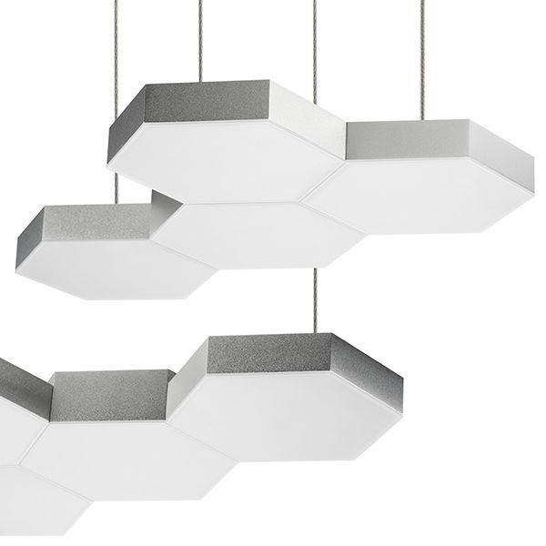 Люстра подвесная FAVO [LED-60W 2880LM Silver 3000K (в комплекте)]