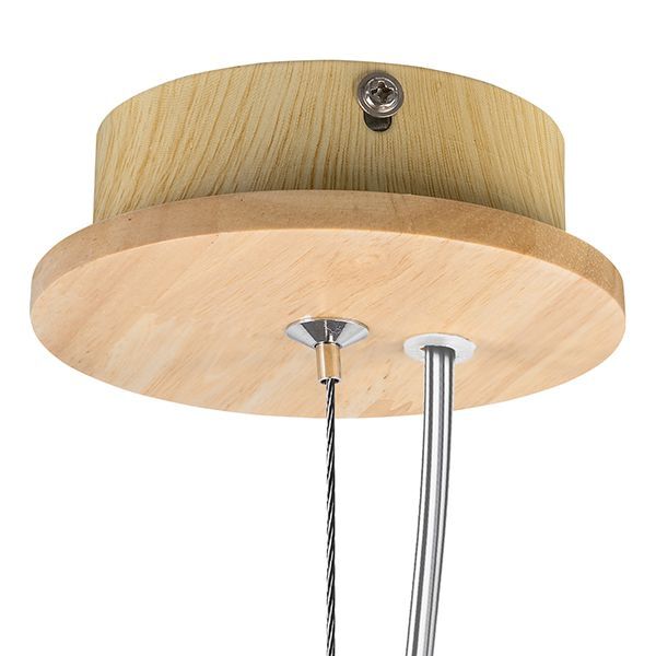 Подвес NUBI LEGNO [1х40W E27 СВЕТЛОЕ ДЕРЕВО/БЕЛЫЙ (в комплекте)]