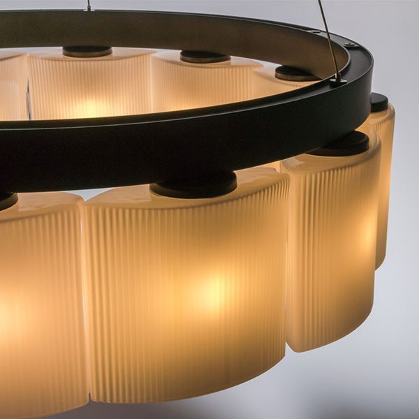 Люстра NIBBLER [23х6W(Led) G9 ЧЕРНЫЙ/БЕЛЫЙ (в комплекте)]