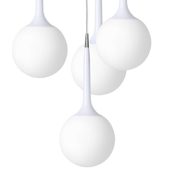 Люстра GLOBO [10х40W G9 БЕЛЫЙ/СЛОНОВАЯ КОСТЬ (в комплекте)]