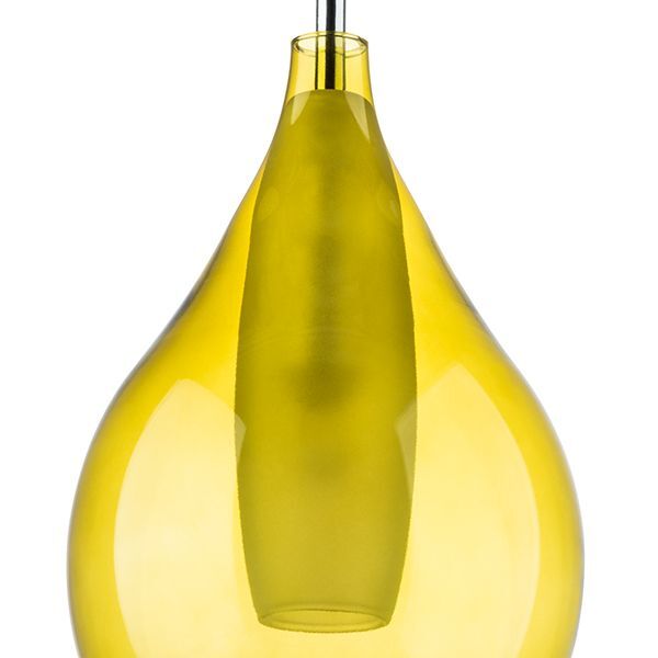 Подвес PENTOLA [1х25W G9 ХРОМ/ОЛИВКОВЫЙ (в комплекте)]