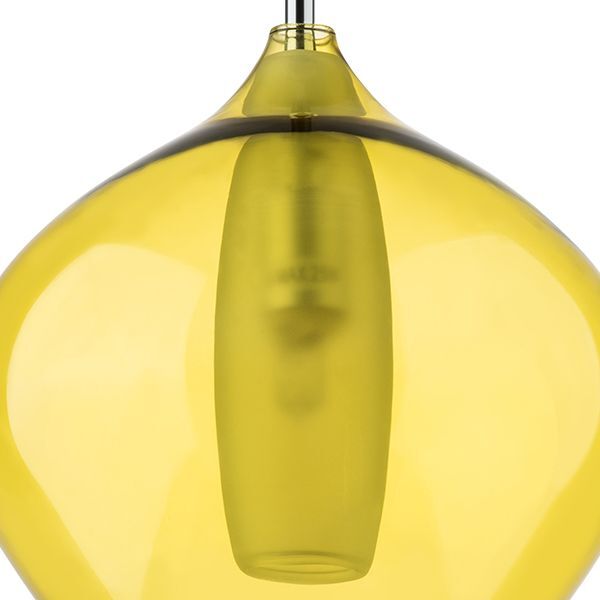 Подвес PENTOLA [1х25W G9 ХРОМ/ОЛИВКОВЫЙ (в комплекте)]