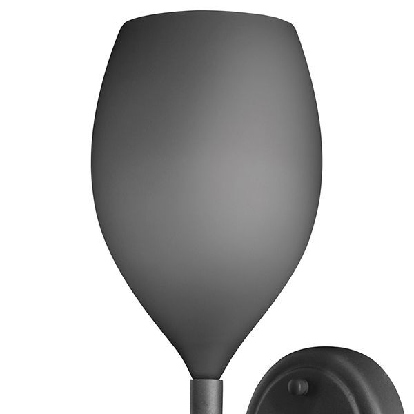 Бра META D'UOVO [1х40W E14 СЕРЫЙ.МАТ/ЧЕРНЫЙ ХРОМ (в комплекте)]