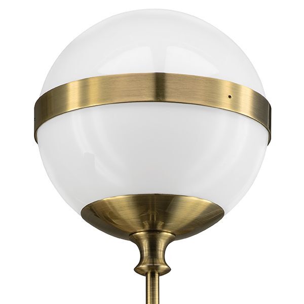 Бра GLOBO [1х40W  E14 electroplating bronze/white (в комплекте)]