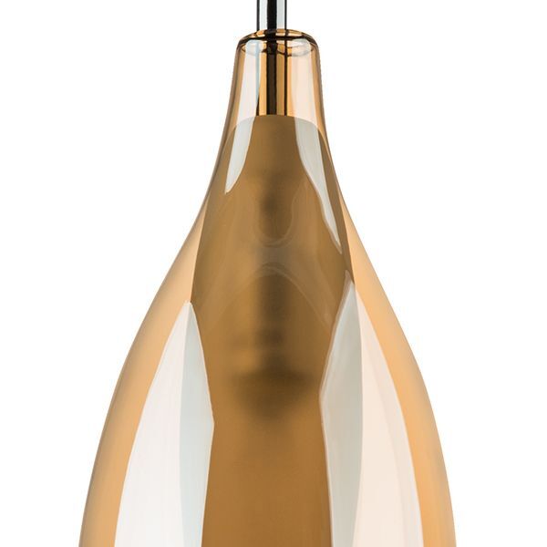 Бра PENTOLA [1х25W G9 ХРОМ/ЯНТАРЬ (в комплекте)]