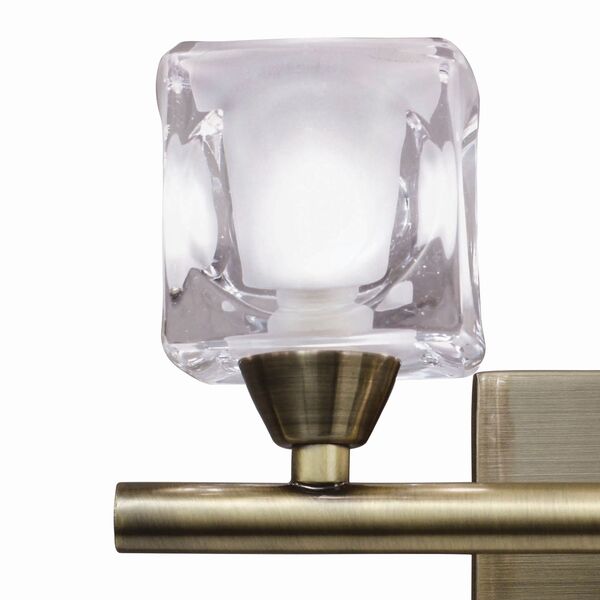 Бра Mantra Cuadrax [WALL LAMP 2L ANTIQUE BRASS]