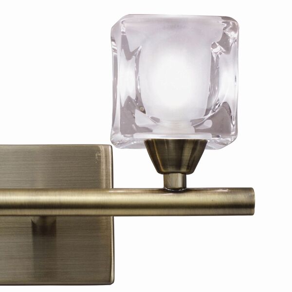 Бра Mantra Cuadrax [WALL LAMP 2L ANTIQUE BRASS]