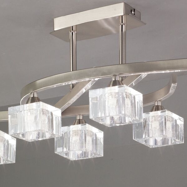 SEMICEILING 8L SATIN NICKEL / OPTICAL