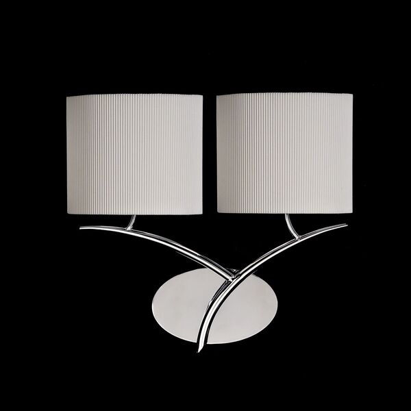 Бра Mantra Eve [WALL LAMP 2L CHROME / OFF WHITE SHADE]