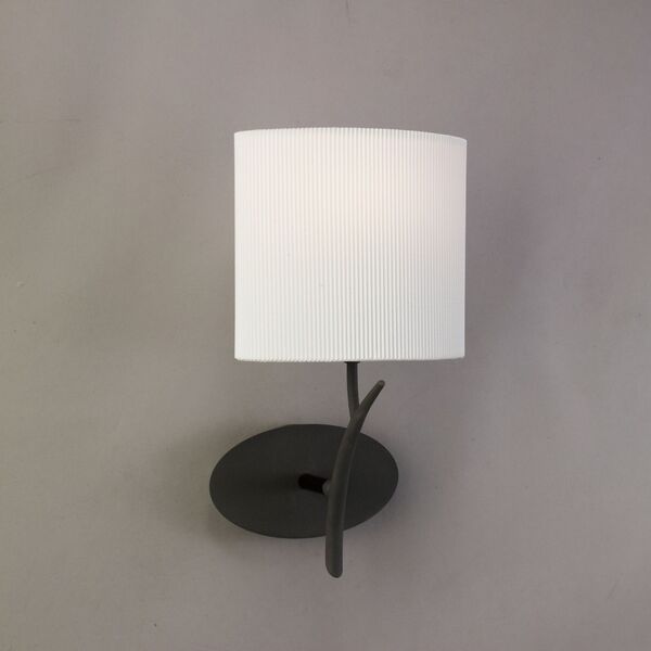 Бра Mantra Eve [WALL LAMP 1L GREY ANTHRACITE /OFF WHITE SHADE]