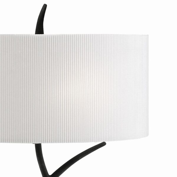 TABLE LAMP 2L [GREY ANTHRACITE /OFF WHITE SHADE]