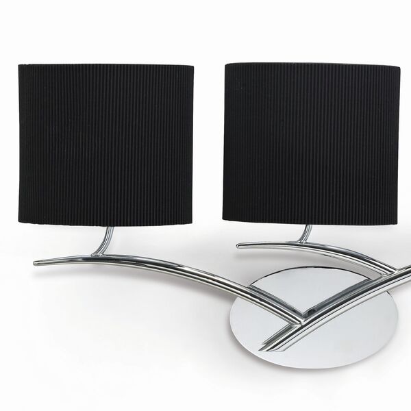 Бра Mantra Eve [WALL LAMP 3L CHROME / BLACK SHADE]