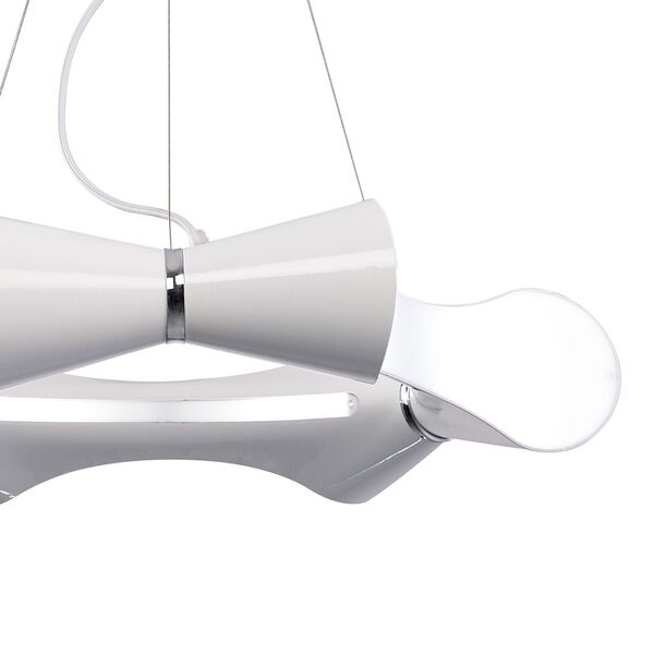 PENDANT 6L WHITE LACQUER