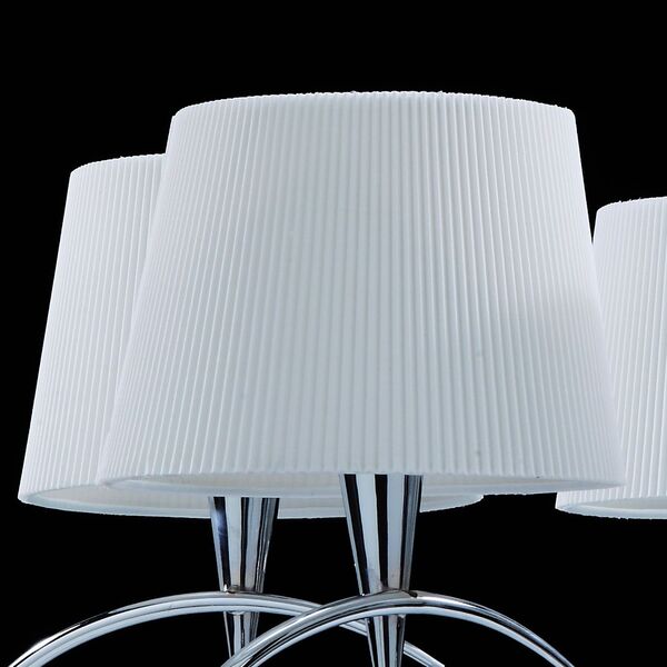 PENDANT 5L [CHROME - OFF WHITE SHADE]