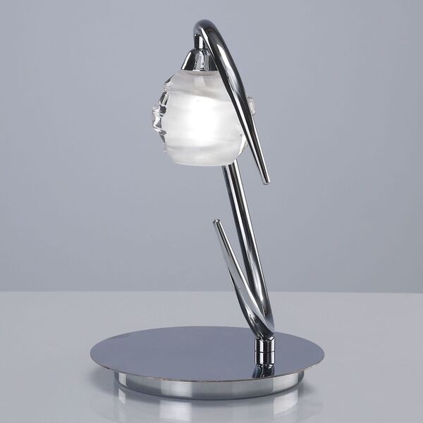 TABLE LAMP 1L CHROME