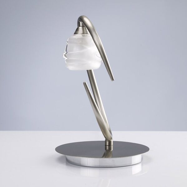 TABLE LAMP 1L SATIN NICKEL
