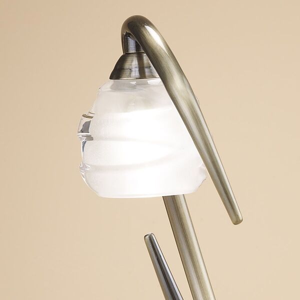 TABLE LAMP 1L ANTIQUE BRASS