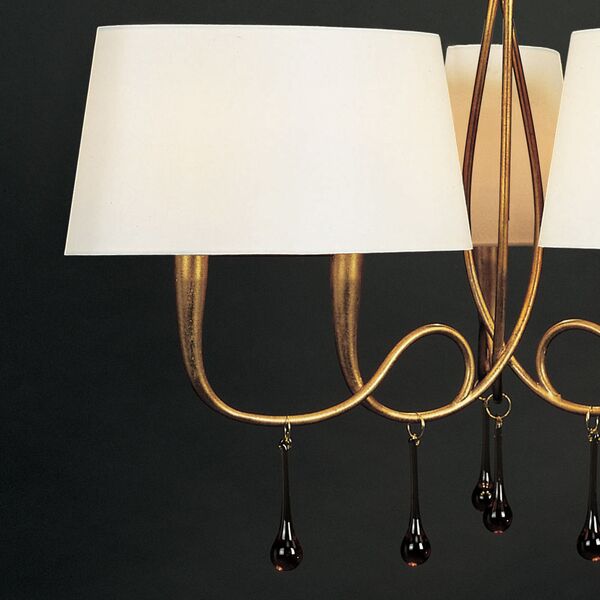 PENDANT 6L GOLD PAINTED