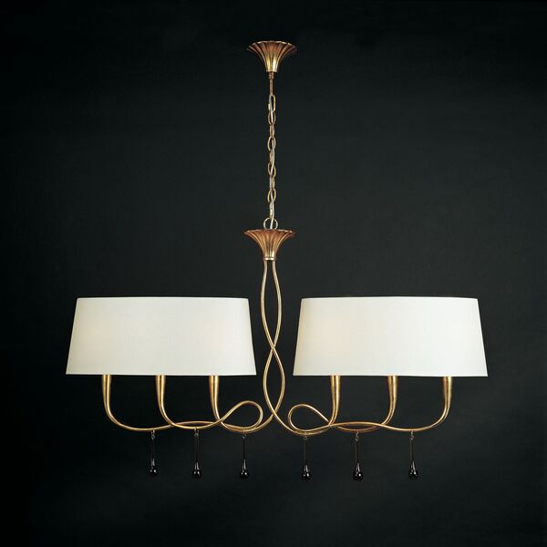 PENDANT 6L GOLD PAINTED