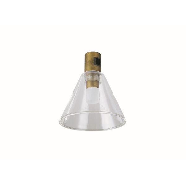 Donolux LED Tringlas, 5W, D120, H140мм, 300Lm, DC24V, Ra90, 360°, 3000К, IP20, темная бронза, светил