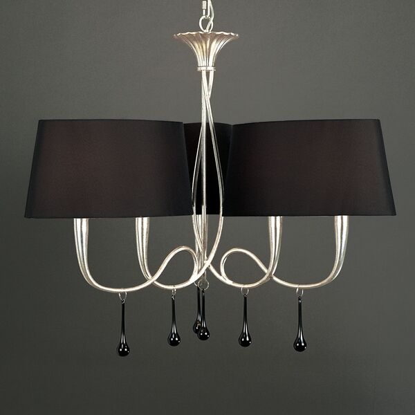 PENDANT 6L SILVER PAINTED