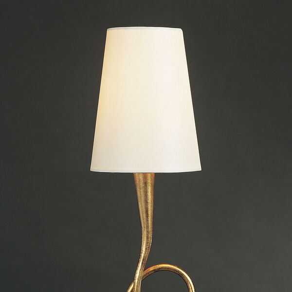 TABLE LAMP 1L GOLD PAINTED