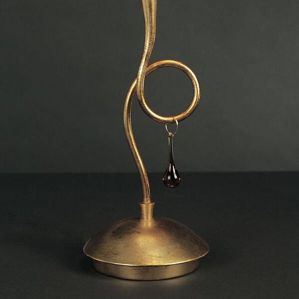 TABLE LAMP 1L GOLD PAINTED