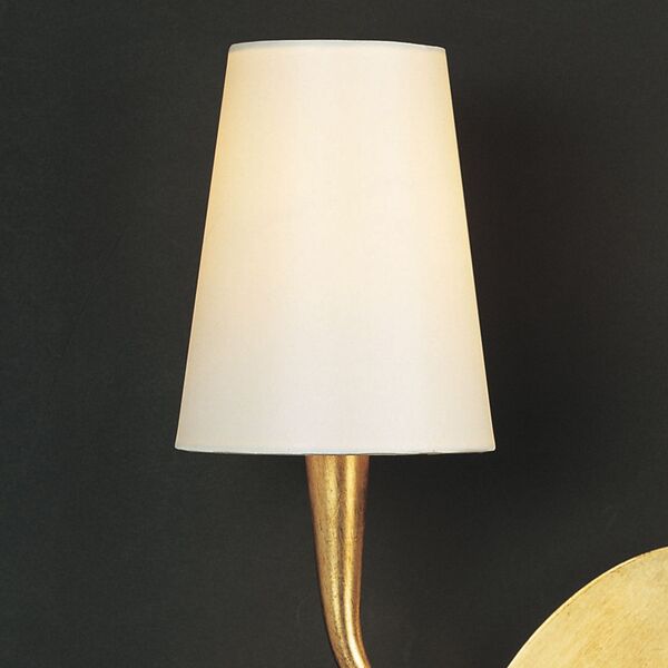 WALL LAMP 2L GOLD PAINTED