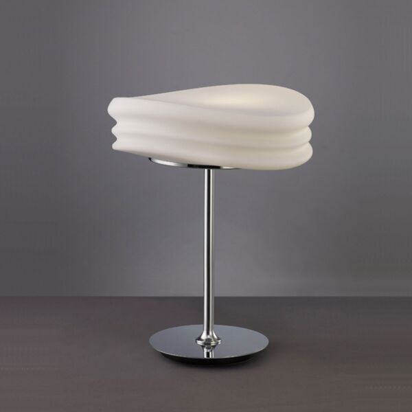 TABLE LAMP 2L BIG CHROME