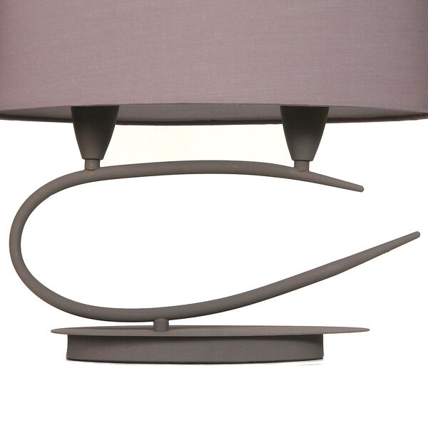 TABLE LAMP 2L ASH GREY
