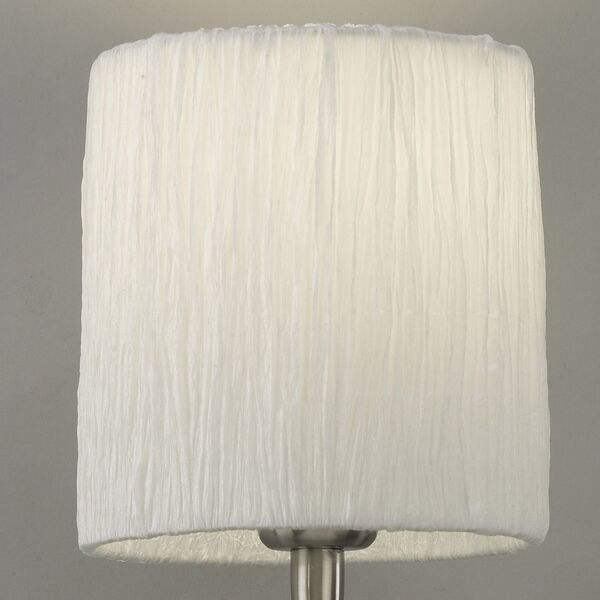 Бра Mantra Lua [WALL LAMP 1L SATIN NICKEL + WHITE SHADE]