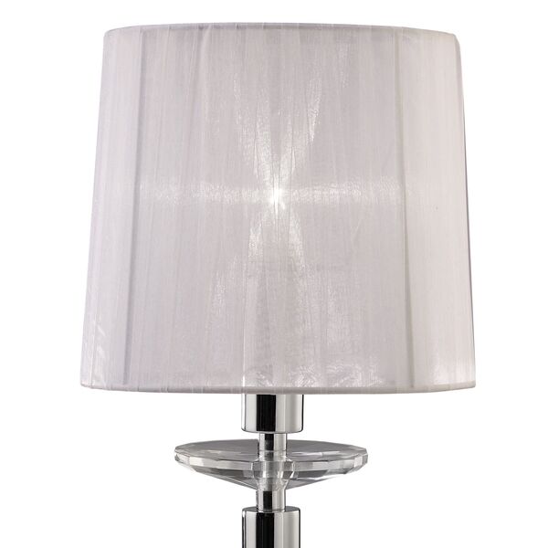 TABLE LAMP 1+1L CHROME