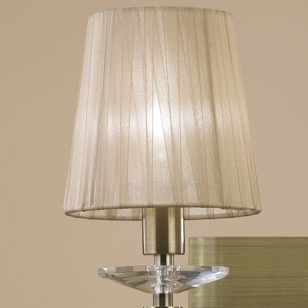 WALL LAMP [2+2L SMALL ANTIQUE BRASS]